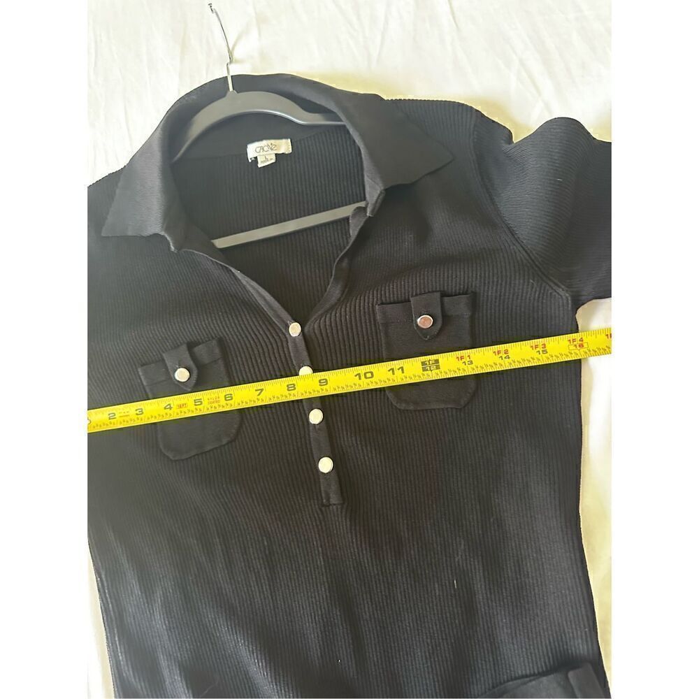 Cache Women's Size Large Short Sleeve Top - Picture 4 of 11